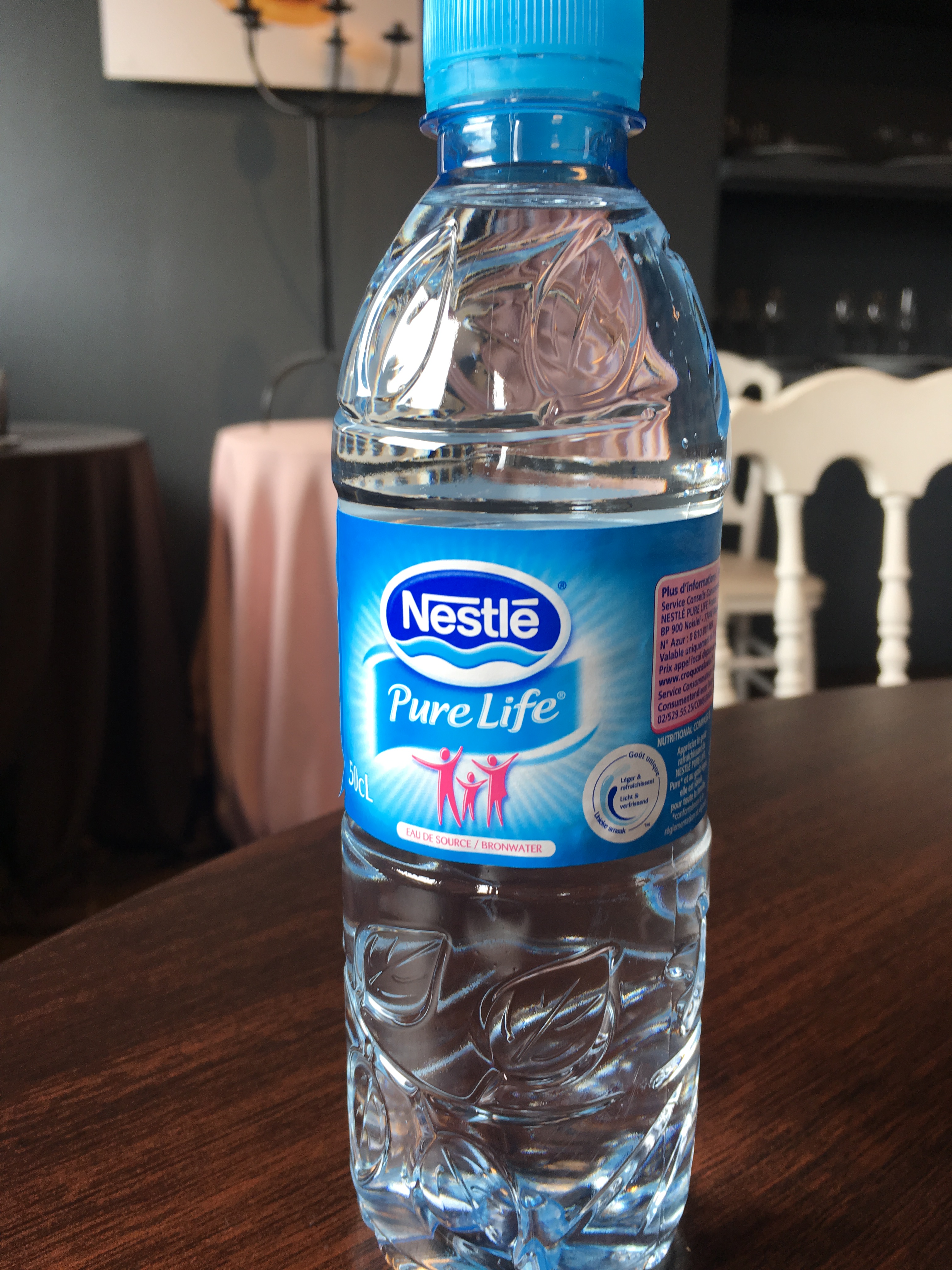 Bouteille plastique eau plate 50cl Pure Life